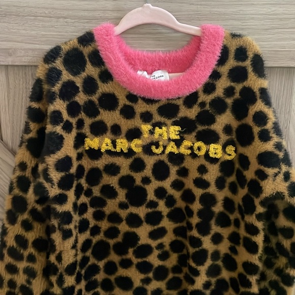 The Marc Jacobs Kids NWT toddler girl size 5 faux fur cheetah print dress. - Picture 3 of 9